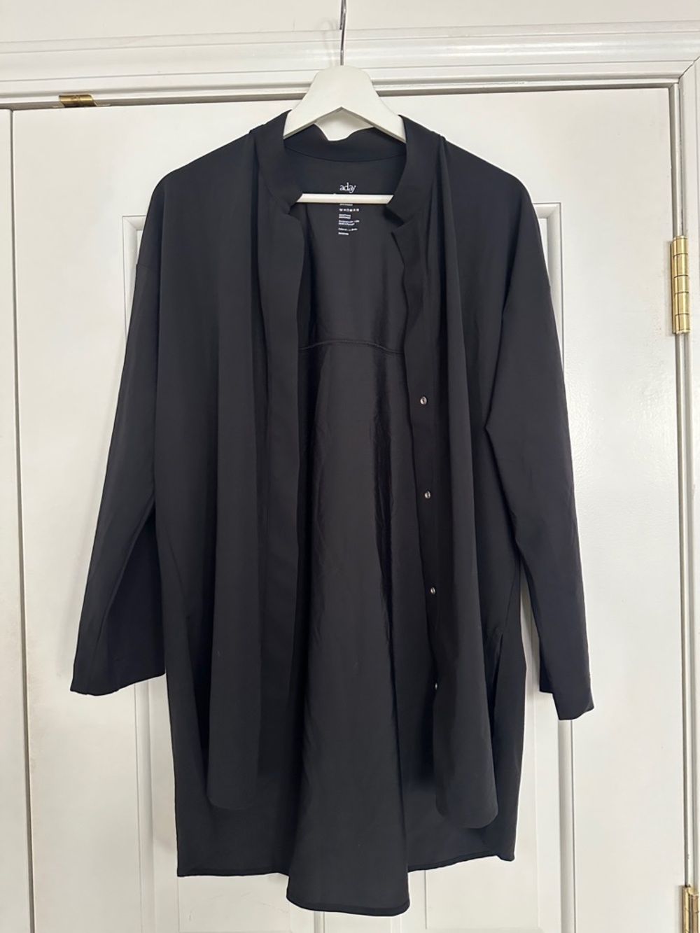 ADAY Something Borrowed Black Blazer Jacket L